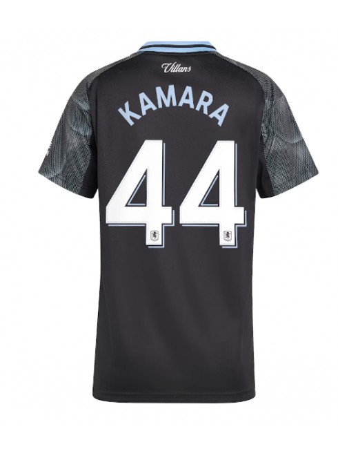 Aston Villa Boubacar Kamara #44 Auswärtstrikot für Frauen 2025-26 Kurzarm Aston Villa Boubacar Kamara #44 Auswärtstrikot für Frauen 2025-26 Kurzarm